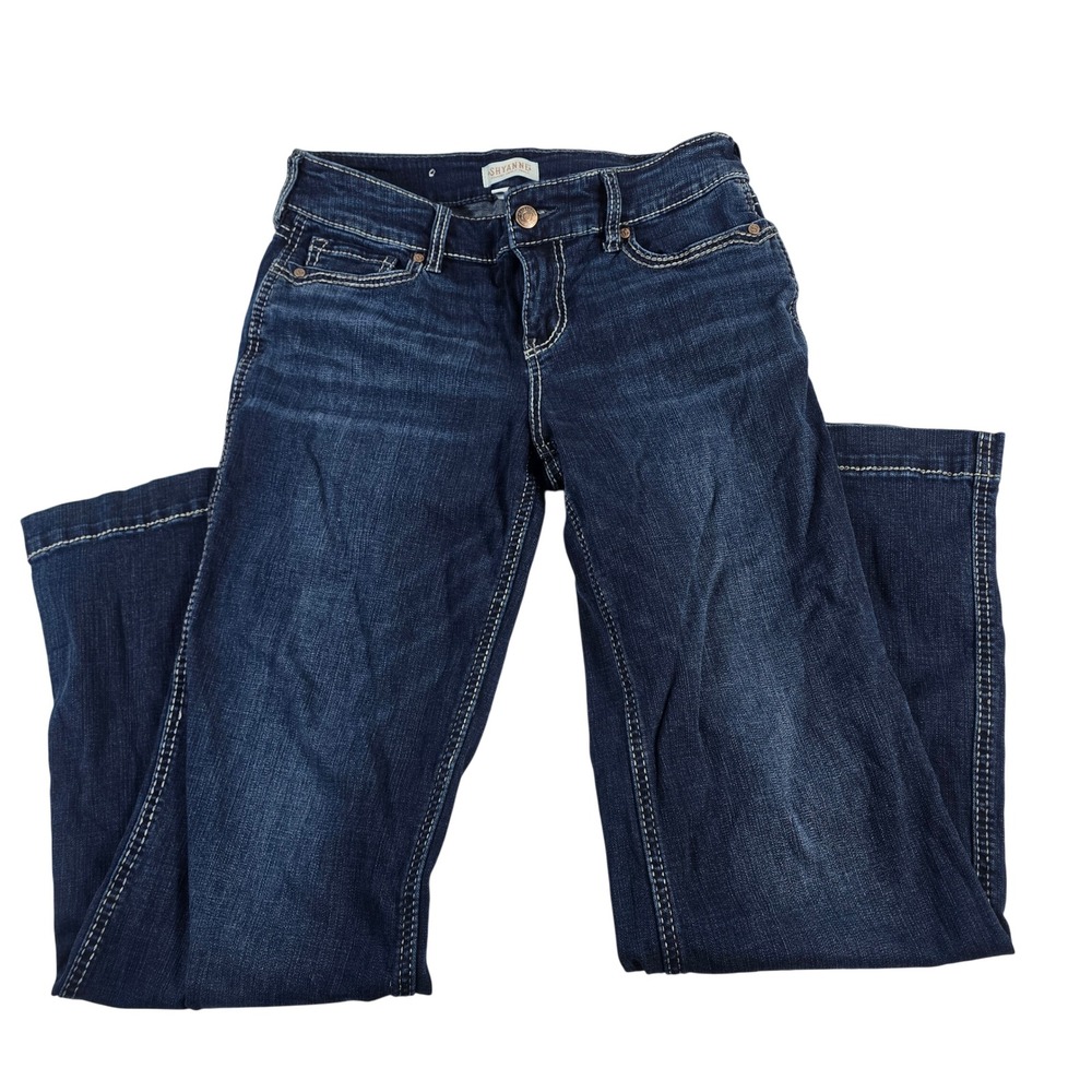 Shyanne Dark Blue Bootcut Women's Jeans